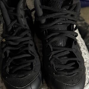 Nike Black High-Top Athletic Shoes